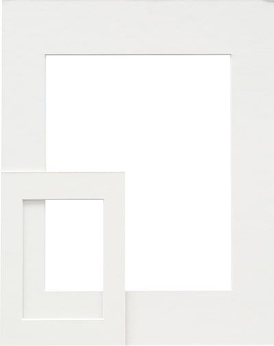 Deknudt Frames passe-partout - wit - foto 9x13 - buitenformaat 13x18