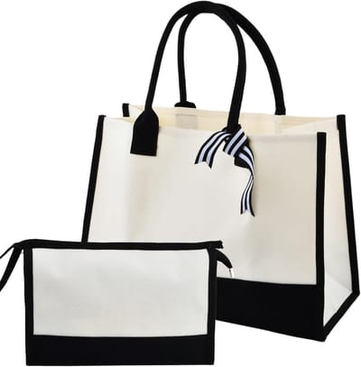 tas, boodschappentas, canvas tote tas, reisuitrusting, grote boodschappentas, handtas & cosmeticatas, make-uptas met rits voor vrouwen, werk, school