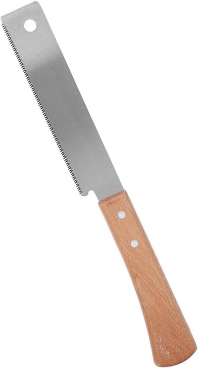 Handzaag met 12 inch mes, houten handvat voor nauwkeurig zagen - geschikt voor houtbewerking en tuinieren