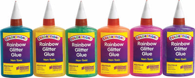 Glitterlijm | 6 kleuren | 118 ml