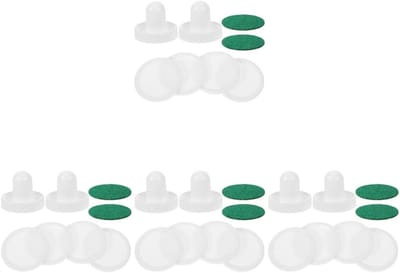 Airhockey Duwers - Hockeypeddel Vervanging - Tafelspel Spelen - Comfortabel Gevoel - 6x5cm - Wit