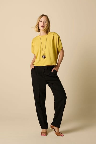 Sissy-Boy - Zwarte tapered leg broek