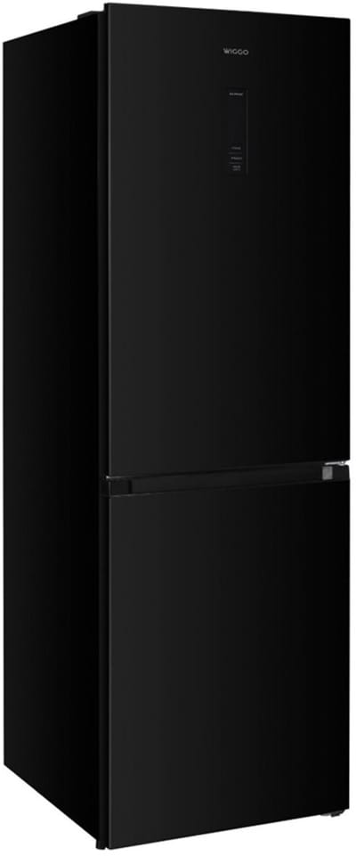 Wiggo WR-CD18C(B)- Vrijstaand - Koel-vriescombinatie - 60 cm - 315 liter - 40 dB - Energieklasse C - 5 jaar garantie - Zwart