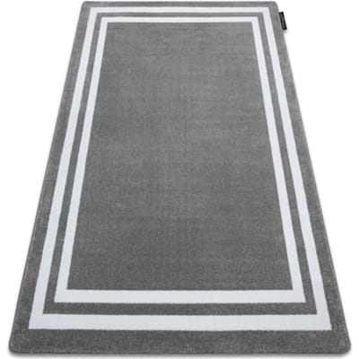 Kleden Rugsx Tapijt HAMPTON Kader grijskleuring 120x170 cm
