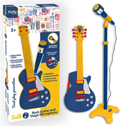 MeMe MeMe Rock Gitaar en Podium Microfoon Seth