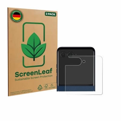 2 Stuks Screenprotector voor Motorola Razr 60 (Achterdisplay) - Hoogwaardige Beschermfolie transparant