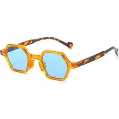 Klassieke Stijl Kleine Zonnebrillen Uv400 Dames Groen Bruin Veelhoek Dames Zonnebrillen Voor Mannen Zeshoek Zomer Nieuwste Brillen