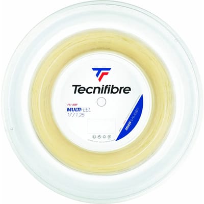 Tecnifibre Multifeel Rol 200m Tennissnaar 1.35mm - Naturel - Reel 200m - Multifilament Tennissnaar
