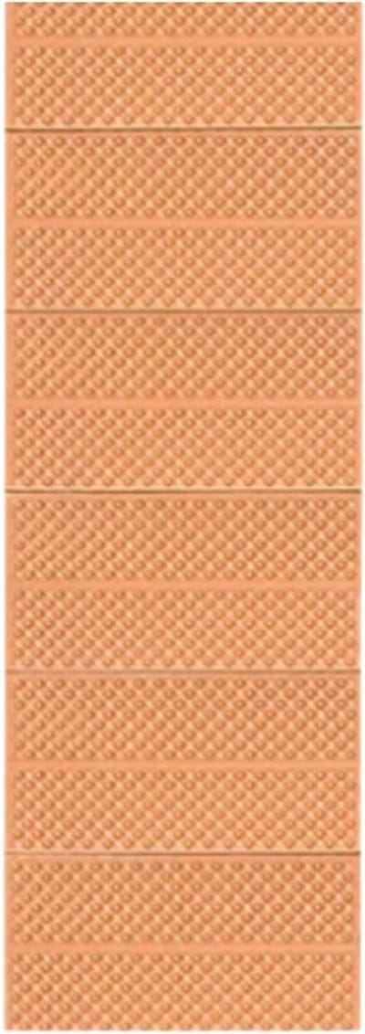 Campingmatras Schuim - Slaapmat Wandelen - Outdoor slapen - Vochtbestendig aluminiumfolie - 60x32x22cm - Oranje