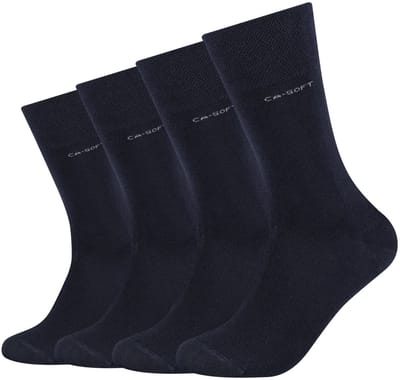 camano, Unisex, Ca-Soft Bamboo Socks, Camano, bamboevezel, comfort, ademend, verstevigd, duurzaam, met de hand geketeld, drukvrij, dagelijks gebruik, sokken, 4-pack, mode.