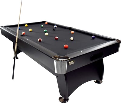 NORTH Gardone Pooltafel Zwart/Zwart 7FT