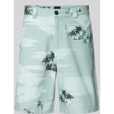 straight leg chino shorts van puur katoen