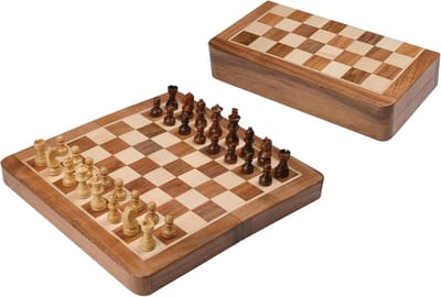 Reisschaakspel met Magnetische Stukken - Ideaal voor Spelletjes onderweg