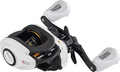 Baitcast molen - Roofvis molen - Vissen op roofvis - Lichtgewicht graphite frame - 6.8 kg slipkracht - Wit