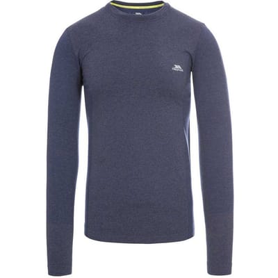 Trespass - Heren Timo Lange Mouwen Sport Shirt (Marine Marl)