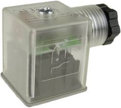 Precon A-11473-0101 Stekker vierkant vd led/var 24VDC red IP65