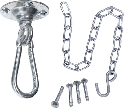 Amazonas ophanghaak met ketting - voor hangstoelen - voor bevestiging in beton