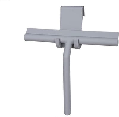 VDN Stainless Douchewisser - Douchetrekker - Ramentrekker - Badkamer accessoires - Grijs - met flexibele glashaak