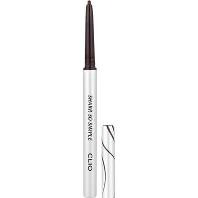 Clio, Sharp, So Simple Waterproof Potloodliner, 02 Bruin, 0,14g (0.004oz) white