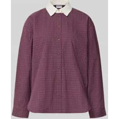 Oversized blouse met lange mouwen van puur katoen