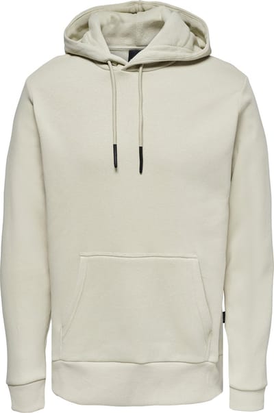 Only & Sons Trui Onsceres Life Hoodie Sweat Noos 22018685 Pelican Mannen Maat - XS