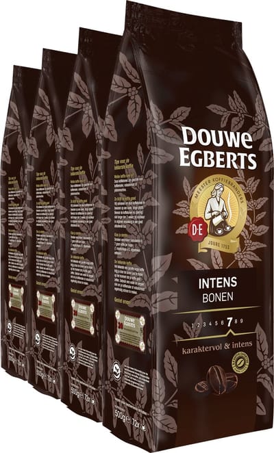 Douwe Egberts Intens Koffiebonen - 4 x 500 gram