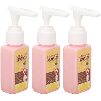 3pcs Gel Douche Minceur au Gingembre Raffermissant Lissant Brûle-Graisses Drainage Gel Lavant pour le Corps white
