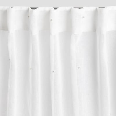 Gordijn | KRACHT | voile met parels | Afmetingen: 140X250CM | 735820