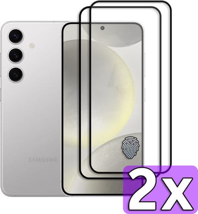 Casemania Glas Geschikt voor Samsung Galaxy S25 - Screenprotector Glas Gehard - Tempered Glass - Volledige Bescherming - 2 Stuks