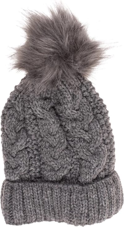 Out of the Blue - muts - beanie - damesmuts gevoerd - winter - grijs