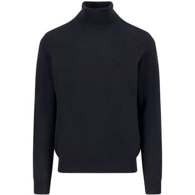 Fynch-Hatton Trui Rollneck Superfine Cotton Zwart / male