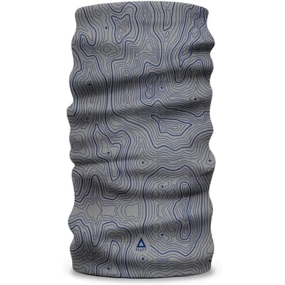 Matt Coolmax Eco Nekwarmer Blauw,Grijs