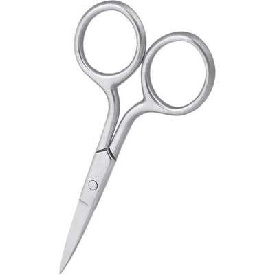 Ciseaux de tondeuse à barbe en acier inoxydable, pour barbier à usage domestique, cisaille de rasage de taille Mini, tondeuse à barbe pour les yeux