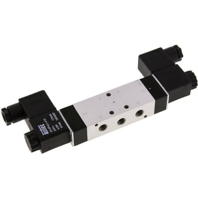 5/3 G1/8'' Midden Gesloten Magneetventiel 24V AC 3-10bar/42-140psi Airtec