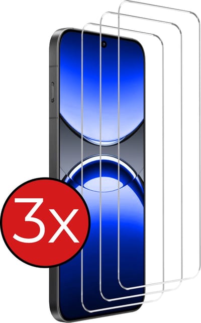 Screenprotector - 3 Stuks - Geschikt voor OPPO Find X8 - Extra Sterk - Beschermglas - Gehard Glas - Tempered Glass - Screen Protector