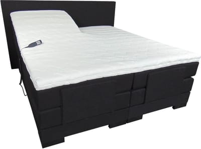 Slaaploods.nl Cool - Elektrische Boxspring inclusief matras - 140x200 cm - Zwart