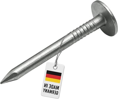 Dakvilt, 2,0 x 16 mm, DIN 1160 B, thermisch verzinkte dakviltstiften (100 stuks) (2,5 x 25 mm)