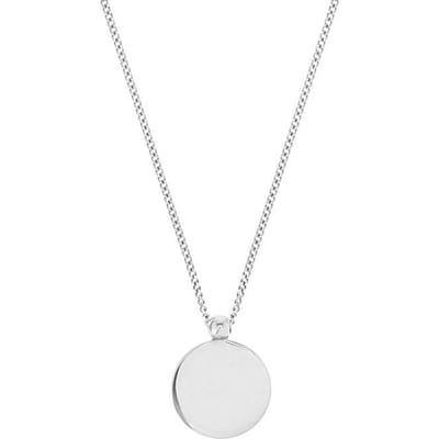 The Jewelry Collection - Ketting Rondje 1,0 mm 41 + 5 cm - Zilver