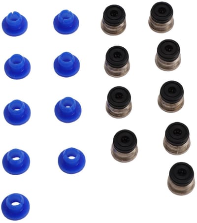 Dailygoods- Ventielaansluitingen 10 Sets - Duurzaam PTFE - Eenvoudige Installatie - Schokbestendig - Lange Levensduur - Efficiënte 3D-printaccessoires - Pneumatische Koppelingen