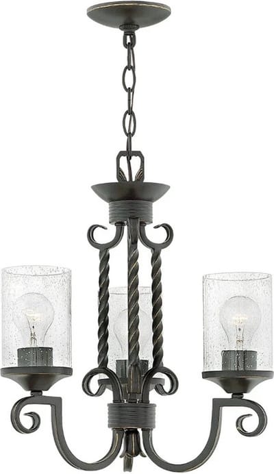 Hinkley LED Kroonluchter | 3X E27 Max 60W | Dimbaar | Olde Black
