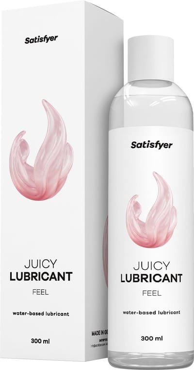 Satisfyer glijmiddel 300 ml | Glijmiddel op waterbasis | Glijmiddel met smaak