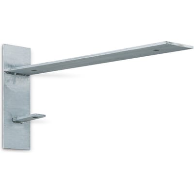 Home Sweet Home - Wandhaak Angle - haak gemaakt van metaal - Beton - 31/5/15cm - maak je eigen unieke lamp- voor muur hanglamp