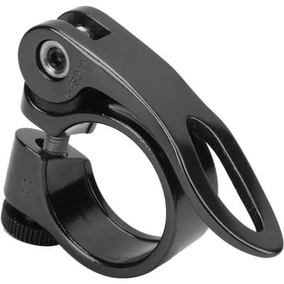 28,6 mm Duurzame Fiets Zadelbuisklem Fiets Aluminiumlegering Zadelpenklem Fietsaccessoire Zwart zwart
