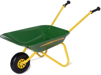 Rolly Toys kinderkruiwagen John Deere - metalen buitenspeelgoed kruiwagen.