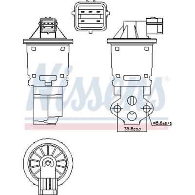 EGR-klep NISSENS 98247