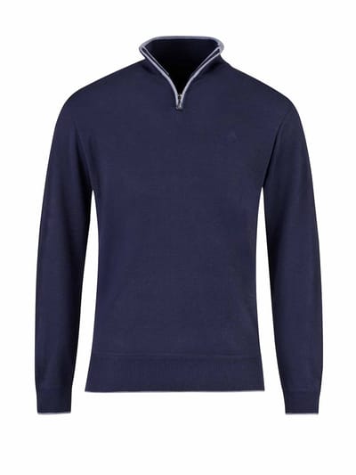 BJØRNSON Zimon Gebreide Pullover Heren - Schipperstrui - Maat 2XL - Donkerblauw