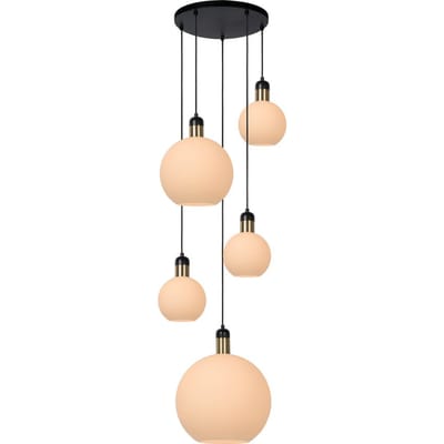 Lucide Hanglamp Julius Opaal ⌀40cm 5xe27