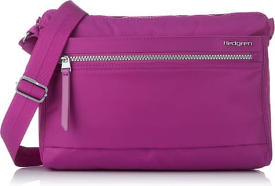 Hedgren Schoudertas Inner City Eye Shoulder Bag RFID Creased Black Zwart