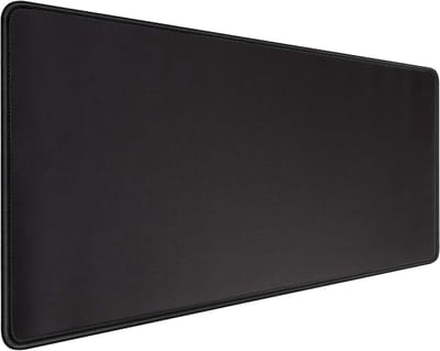 (800 x 300 mm), grote muismat met rubberen basis, antislip, voor thuis/kantoor/gamer (80 x 30 cm, zwart)