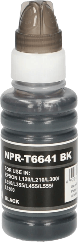 FLWR - Cartridges / Epson T6641 / zwart / Geschikt voor Epson